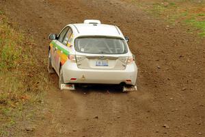 Sam Jacques / Trevor LaCombe Subaru Impreza on SS9, Silver-Arvon I.