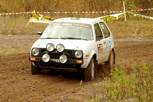 Mark Rokus / Tabitha Lohr VW GTI on SS9, Silver-Arvon I.