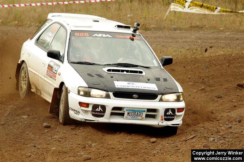 Aidan Hicks / John Hicks Subaru Impreza Wagon on SS9, Silver-Arvon I.