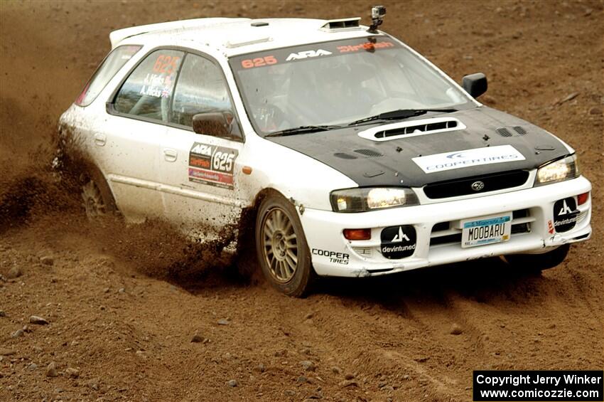 Aidan Hicks / John Hicks Subaru Impreza Wagon on SS9, Silver-Arvon I.