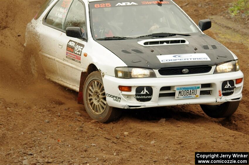 Aidan Hicks / John Hicks Subaru Impreza Wagon on SS9, Silver-Arvon I.