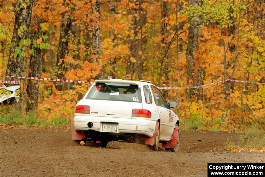 Aidan Hicks / John Hicks Subaru Impreza Wagon on SS9, Silver-Arvon I.