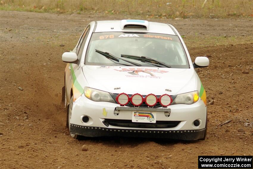 Sam Jacques / Trevor LaCombe Subaru Impreza on SS9, Silver-Arvon I.