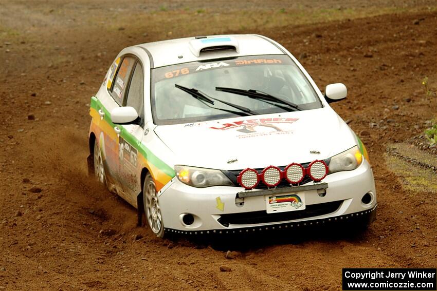 Sam Jacques / Trevor LaCombe Subaru Impreza on SS9, Silver-Arvon I.