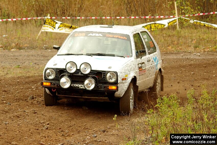 Mark Rokus / Tabitha Lohr VW GTI on SS9, Silver-Arvon I.