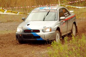 Andrew Dustman / Michael Claiborne Subaru WRX on SS9, Silver-Arvon I.