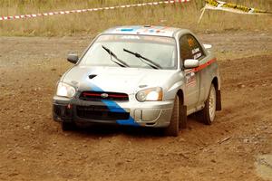 Andrew Dustman / Michael Claiborne Subaru WRX on SS9, Silver-Arvon I.