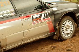 Andrew Dustman / Michael Claiborne Subaru WRX on SS9, Silver-Arvon I.