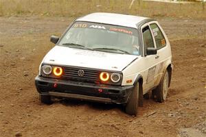 Matt Brettschneider / Kyle Cooper VW Golf on SS9, Silver-Arvon I.