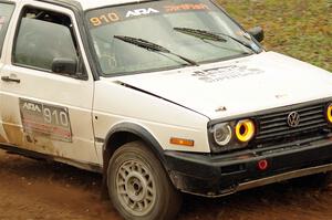 Matt Brettschneider / Kyle Cooper VW Golf on SS9, Silver-Arvon I.