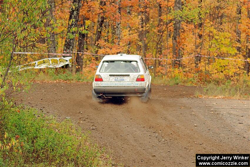 Mark Rokus / Tabitha Lohr VW GTI on SS9, Silver-Arvon I.