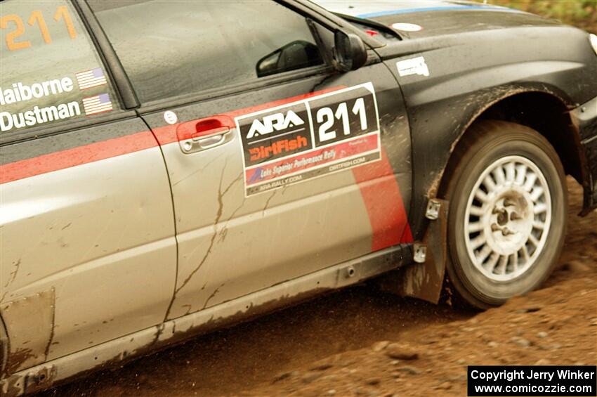 Andrew Dustman / Michael Claiborne Subaru WRX on SS9, Silver-Arvon I.