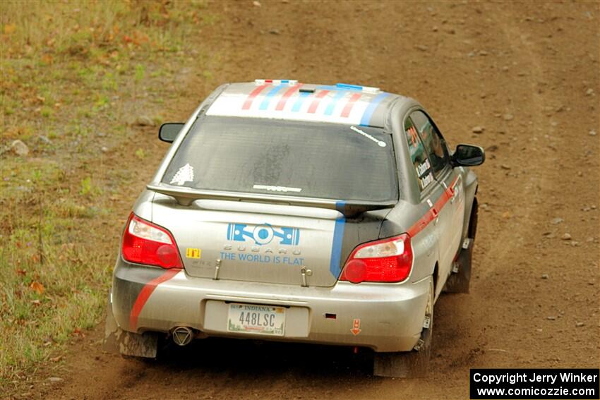 Andrew Dustman / Michael Claiborne Subaru WRX on SS9, Silver-Arvon I.