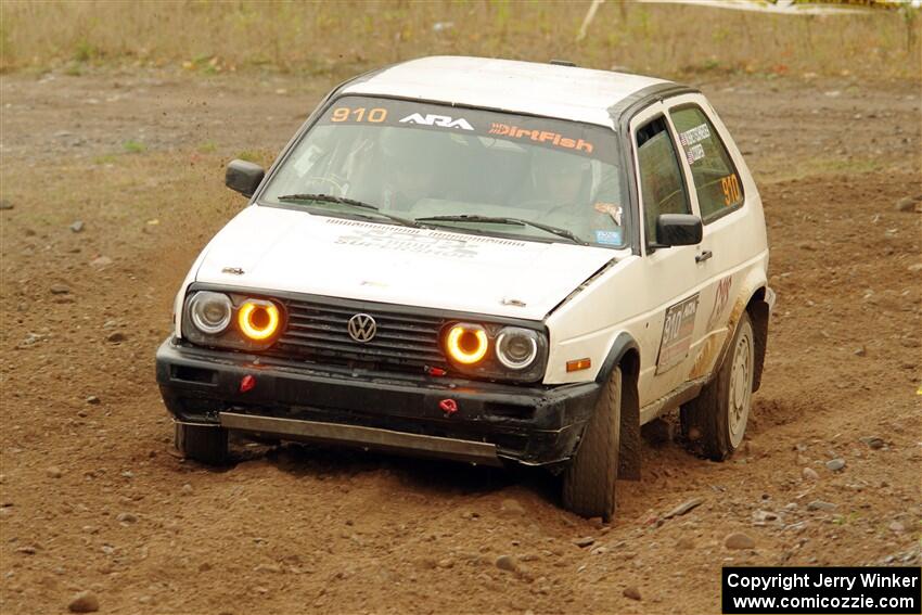 Matt Brettschneider / Kyle Cooper VW Golf on SS9, Silver-Arvon I.