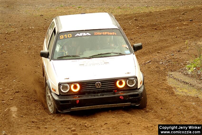 Matt Brettschneider / Kyle Cooper VW Golf on SS9, Silver-Arvon I.