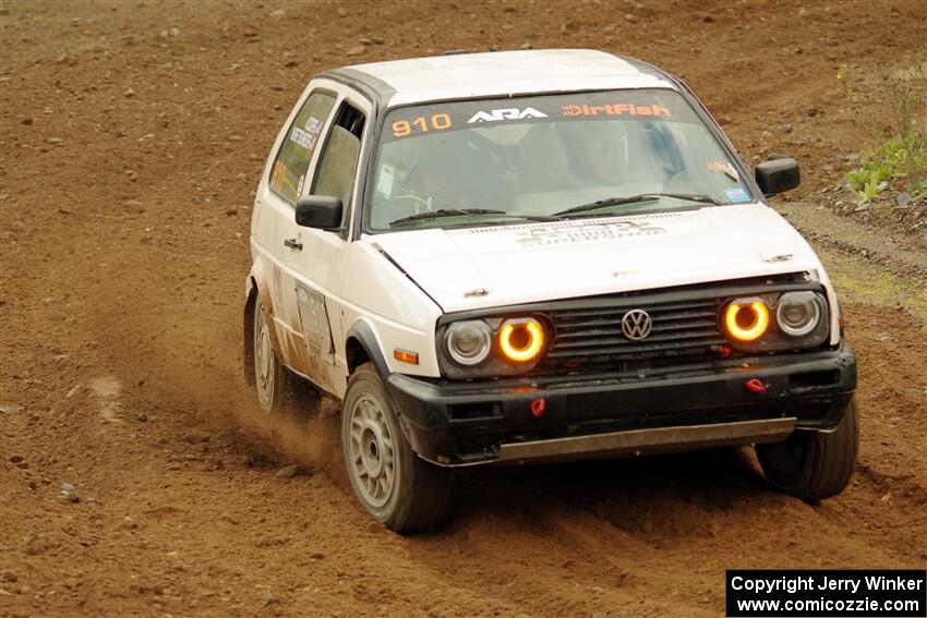 Matt Brettschneider / Kyle Cooper VW Golf on SS9, Silver-Arvon I.