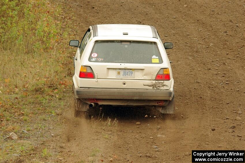 Matt Brettschneider / Kyle Cooper VW Golf on SS9, Silver-Arvon I.