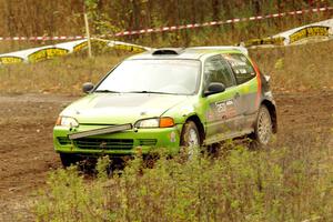 Matt Peterson / Villa Cseh Honda Civic on SS9, Silver-Arvon I.