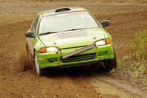 Matt Peterson / Villa Cseh Honda Civic on SS9, Silver-Arvon I.