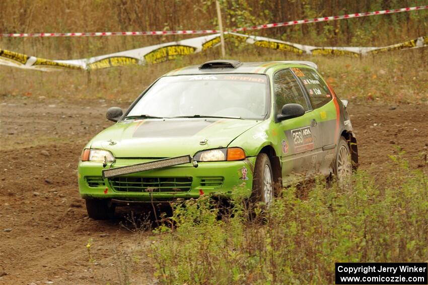 Matt Peterson / Villa Cseh Honda Civic on SS9, Silver-Arvon I.