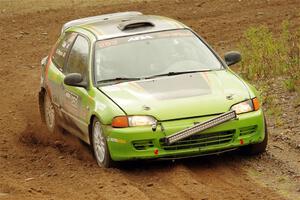 Matt Peterson / Villa Cseh Honda Civic on SS9, Silver-Arvon I.