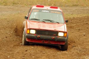 Jacob Bell / Steve Hertz VW GTI on SS9, Silver-Arvon I.