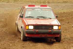 Jacob Bell / Steve Hertz VW GTI on SS9, Silver-Arvon I.