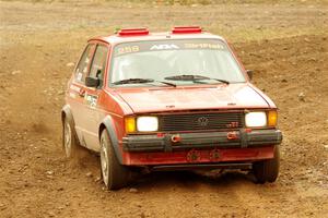 Jacob Bell / Steve Hertz VW GTI on SS9, Silver-Arvon I.