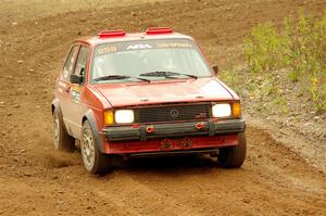 Jacob Bell / Steve Hertz VW GTI on SS9, Silver-Arvon I.