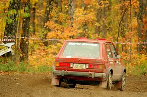 Jacob Bell / Steve Hertz VW GTI on SS9, Silver-Arvon I.