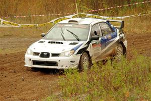 Brad Hayosh / Neil Moser Subaru WRX STi on SS9, Silver-Arvon I.