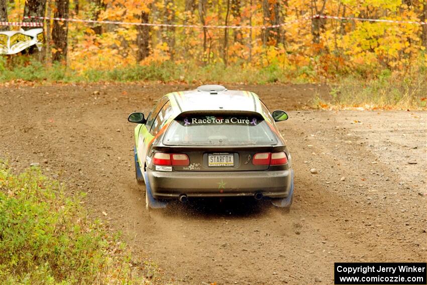 Matt Peterson / Villa Cseh Honda Civic on SS9, Silver-Arvon I.