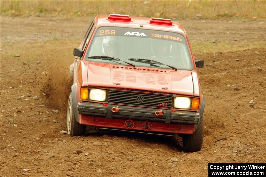 Jacob Bell / Steve Hertz VW GTI on SS9, Silver-Arvon I.