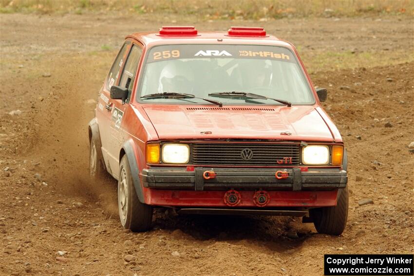 Jacob Bell / Steve Hertz VW GTI on SS9, Silver-Arvon I.