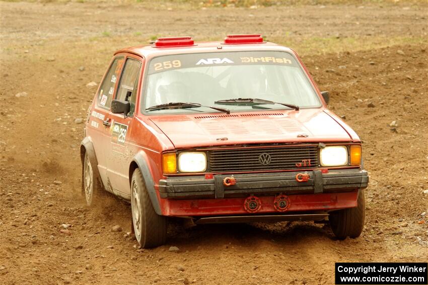 Jacob Bell / Steve Hertz VW GTI on SS9, Silver-Arvon I.