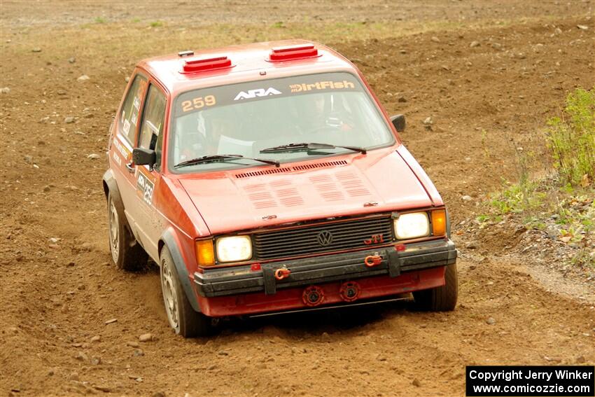 Jacob Bell / Steve Hertz VW GTI on SS9, Silver-Arvon I.