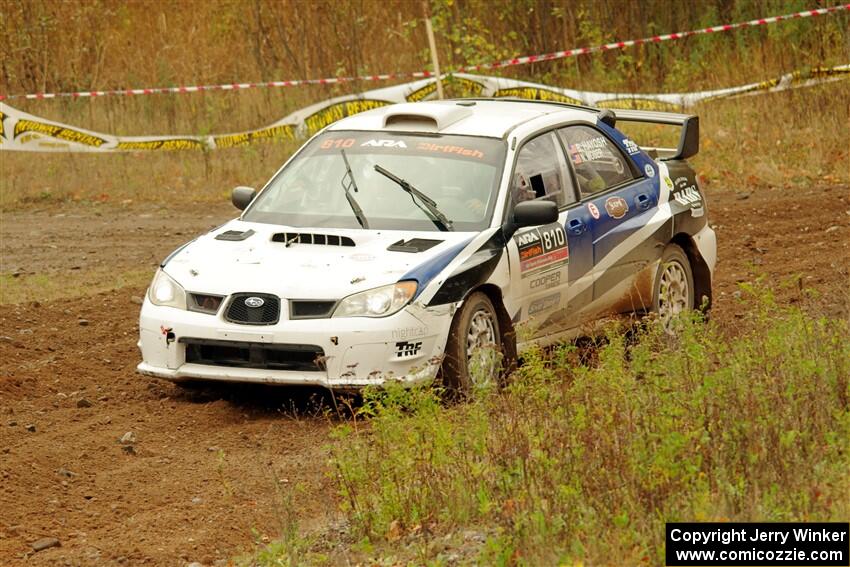 Brad Hayosh / Neil Moser Subaru WRX STi on SS9, Silver-Arvon I.