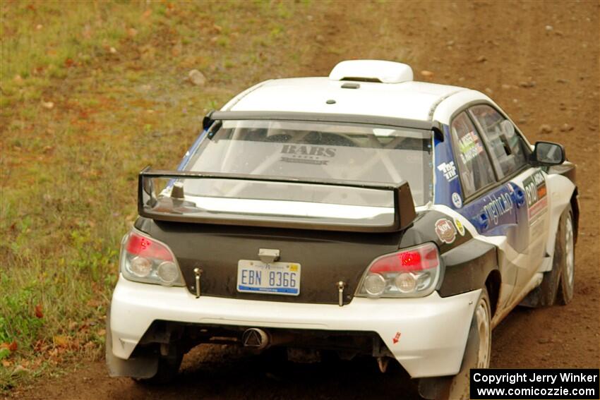 Brad Hayosh / Neil Moser Subaru WRX STi on SS9, Silver-Arvon I.