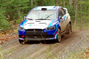 Will Graham / Claudia Barbera-Pullen Mitsubishi Lancer Evo X on SS13, Herman-Nestoria II.