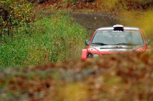 George Plsek / Krista Skucas Mitsubishi Lancer WRC on SS13, Herman-Nestoria II.