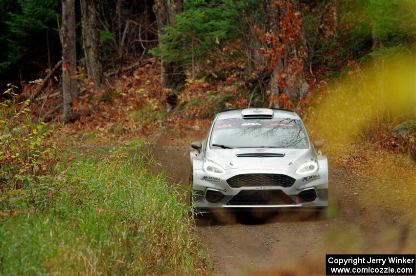 Kyle Tilley / Tim Whitteridge Ford Fiesta R5 on SS13, Herman-Nestoria II.