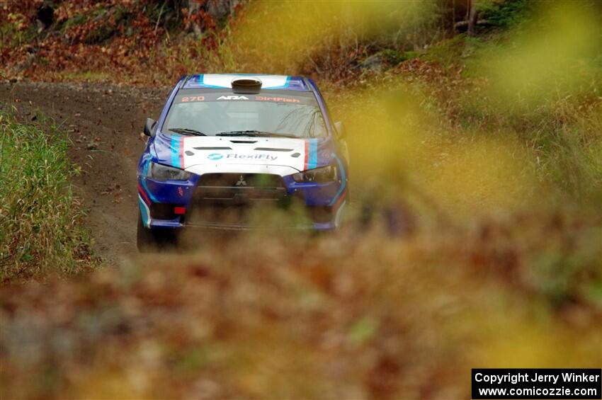 Will Graham / Claudia Barbera-Pullen Mitsubishi Lancer Evo X on SS13, Herman-Nestoria II.