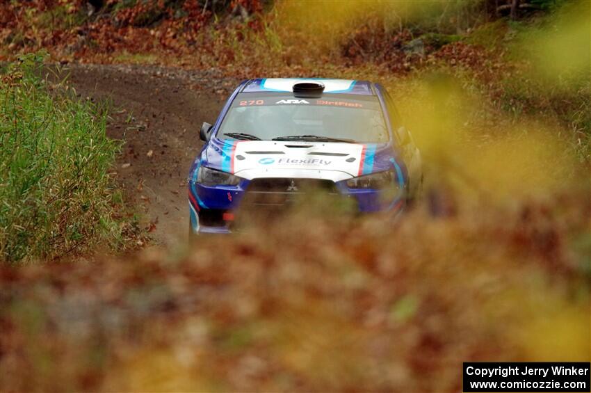 Will Graham / Claudia Barbera-Pullen Mitsubishi Lancer Evo X on SS13, Herman-Nestoria II.