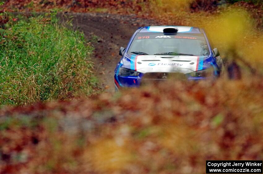 Will Graham / Claudia Barbera-Pullen Mitsubishi Lancer Evo X on SS13, Herman-Nestoria II.