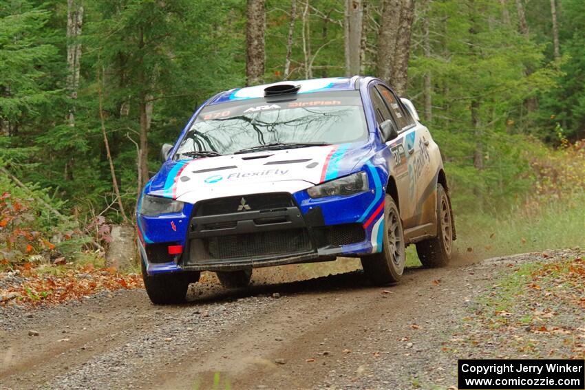 Will Graham / Claudia Barbera-Pullen Mitsubishi Lancer Evo X on SS13, Herman-Nestoria II.