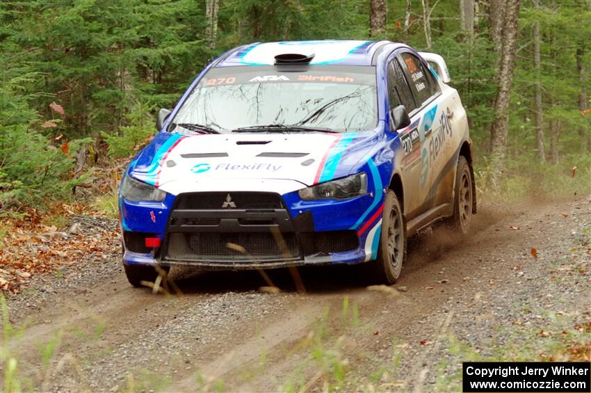 Will Graham / Claudia Barbera-Pullen Mitsubishi Lancer Evo X on SS13, Herman-Nestoria II.