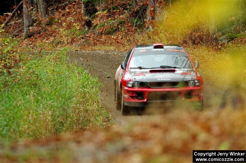 Mark Piatkowski / Aaron Crescenti Subaru Impreza 2.5RS on SS13, Herman-Nestoria II.