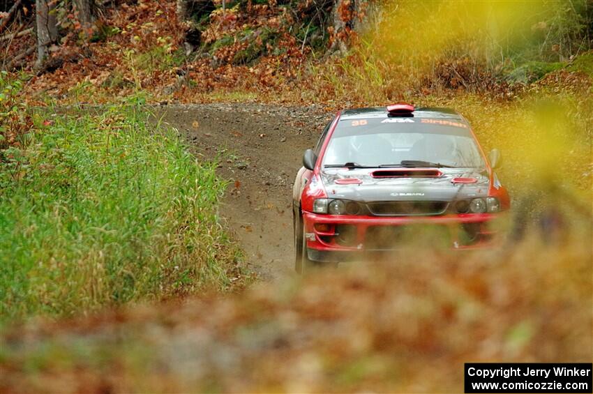 Mark Piatkowski / Aaron Crescenti Subaru Impreza 2.5RS on SS13, Herman-Nestoria II.