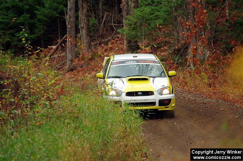 Mark Williams / Steve Harrell Subaru WRX STi on SS13, Herman-Nestoria II.