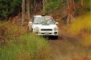 Ivo Draganov / Vladimir Yanev Subaru WRX Wagon on SS13, Herman-Nestoria II.